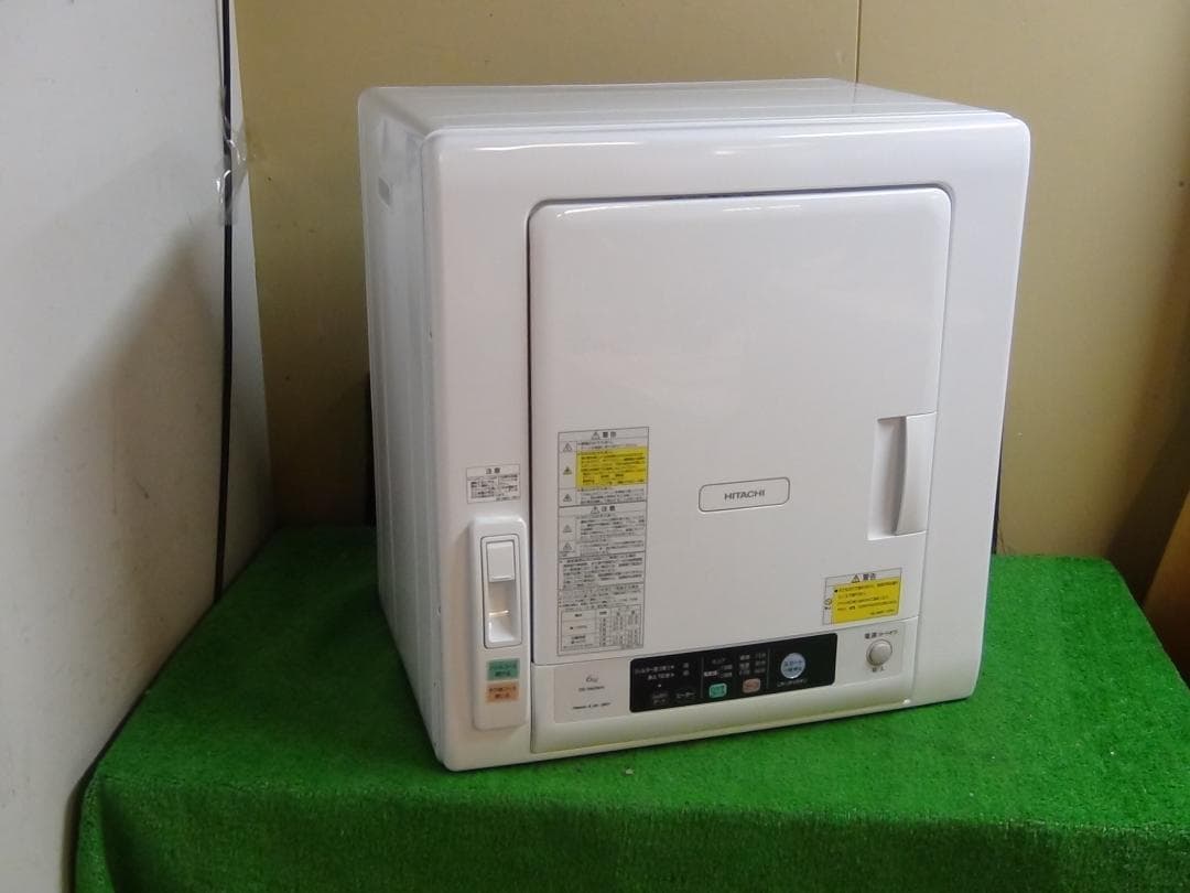 S77★消毒済 2021年製 DE-N60WV 日立衣類乾燥機 送料無料 保証付