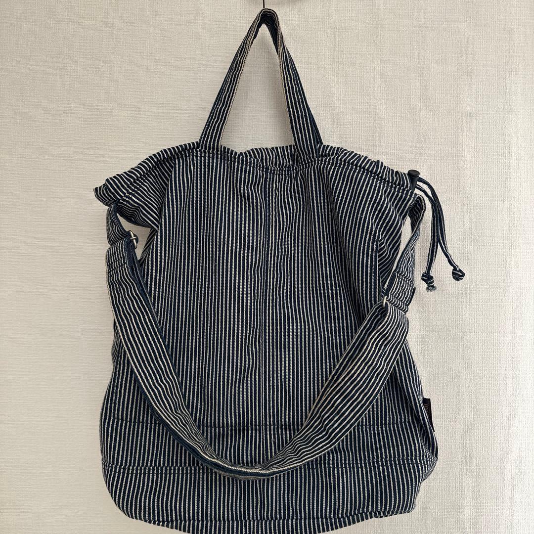 希少ヒステリックグラマー　90's ヒッコリー　ストライプ　バッグ　ヴィンテージ