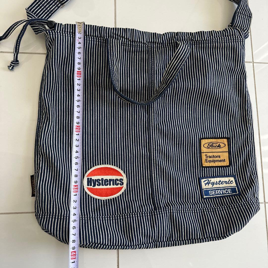 希少ヒステリックグラマー　90's ヒッコリー　ストライプ　バッグ　ヴィンテージ