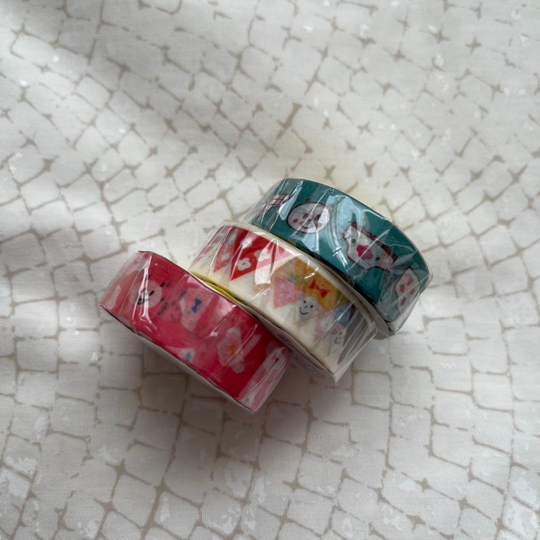 《新品未使用》mizutamaさん マスキングテープ　3本セットB