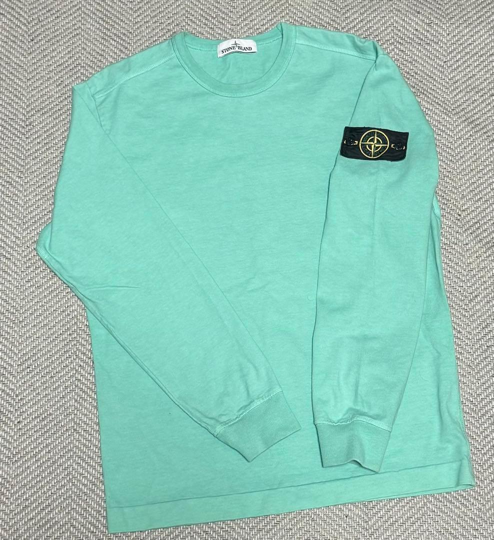 STONE  ミント色 長袖トレーナー