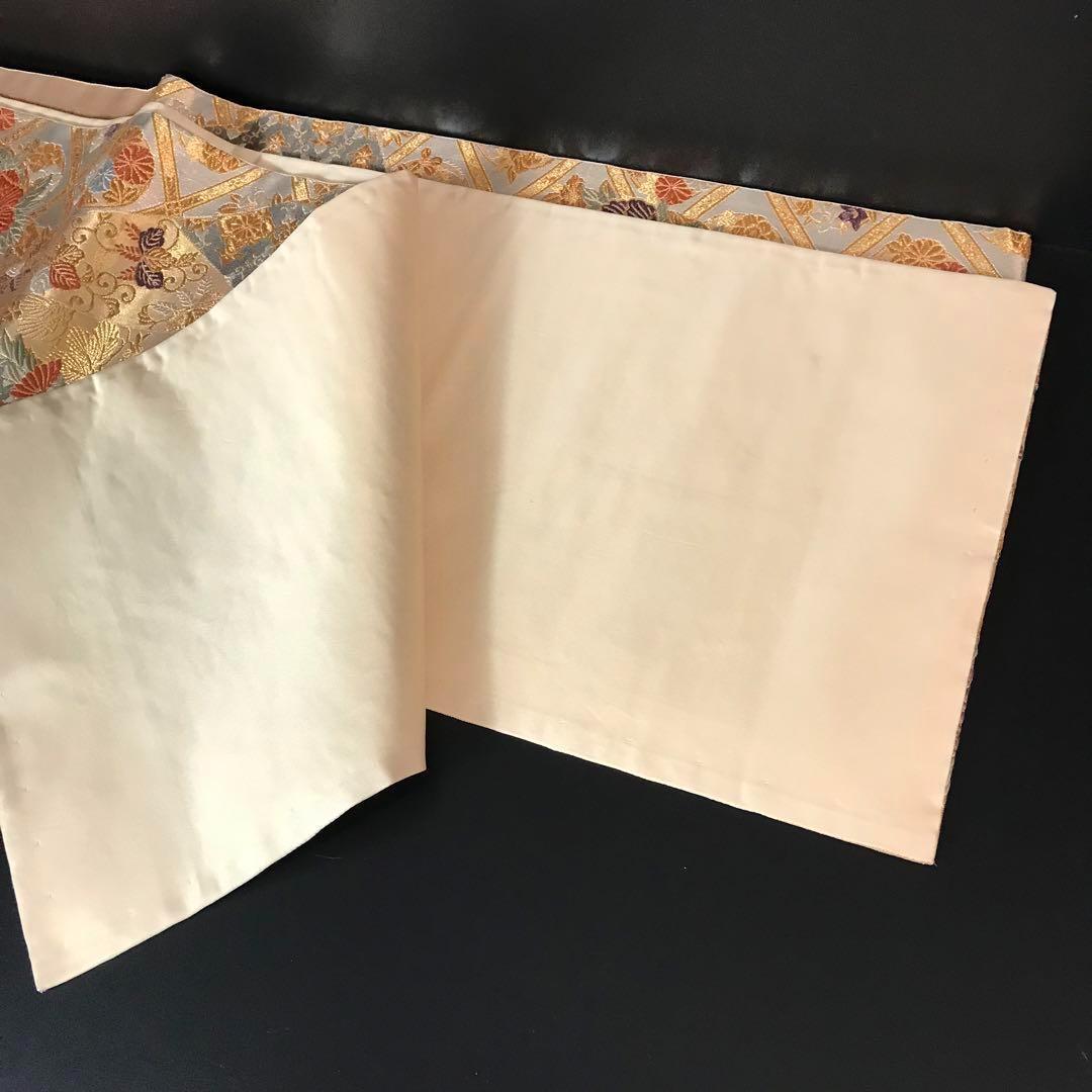 FF-193 袋帯 金錦 結粋 逸品 正絹 六通 金箔 金糸 高級
