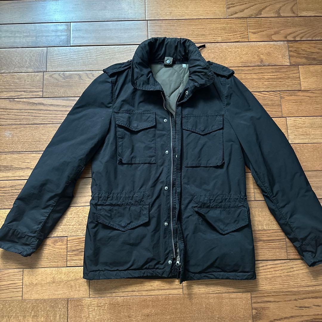 アスペジM65.ミリタリージャケット ブラックXS