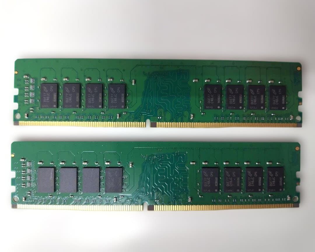 Crucial DDR4 2666MHz 16GB×2枚 動作確認済