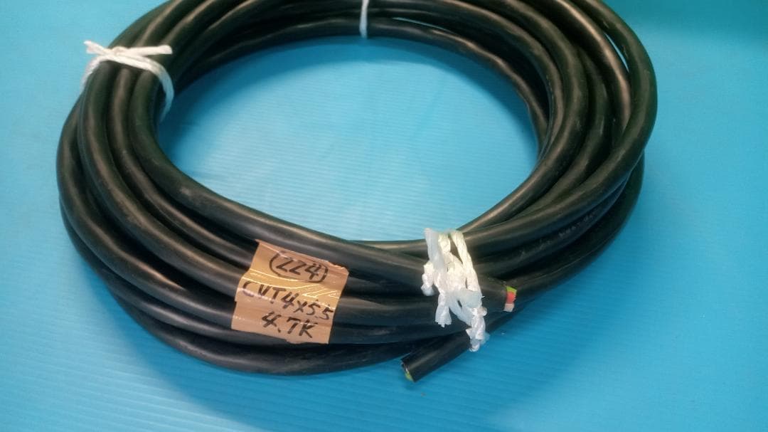 600V CVケーブル　4×5.5　No.224