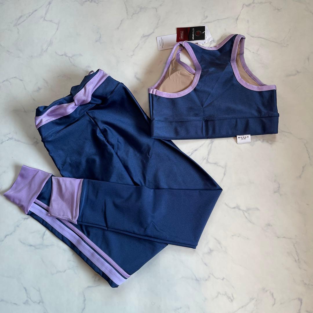 1点シミありCAJU BRASILヨガウェア3セット スポーツブラ レギンス新品