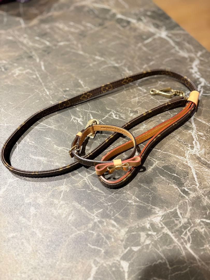 【小型犬用】LOUIS VUITTON 首輪 リード コリエ・バクスターXS