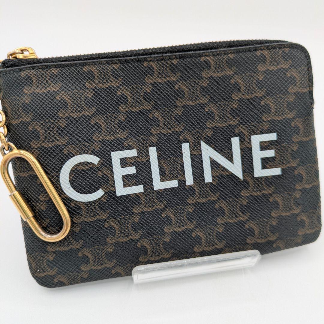 CELINE セリーヌ トリオンフ PVC ケース 箱 袋 coin 茶
