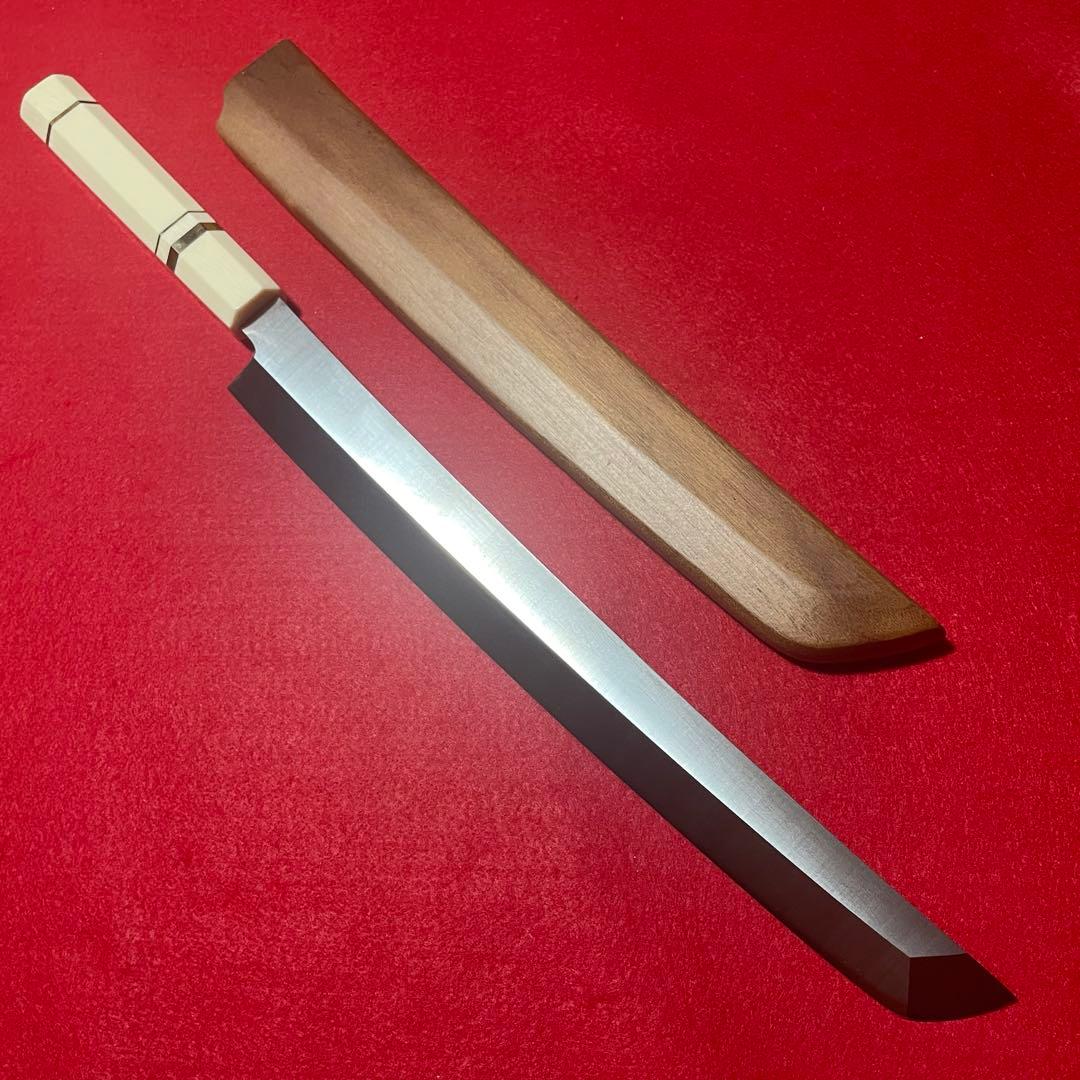 先丸柳刃　本焼　モリブデン