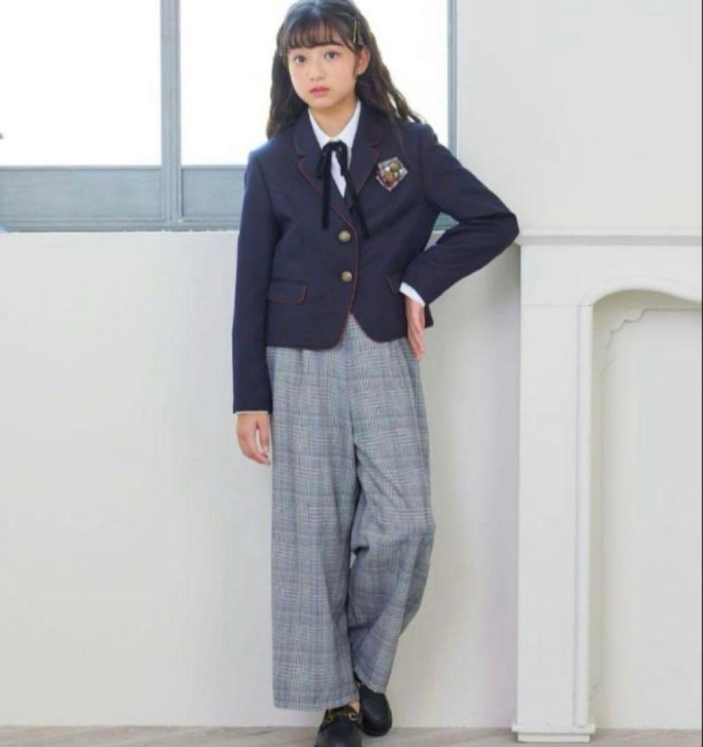 160 小学校卒業式パンツスーツ ELLE EN NOIR 4201-2506