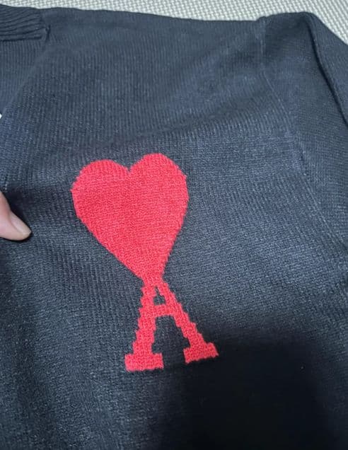 AMI PARIS 男女兼用 ニットカーディガンS