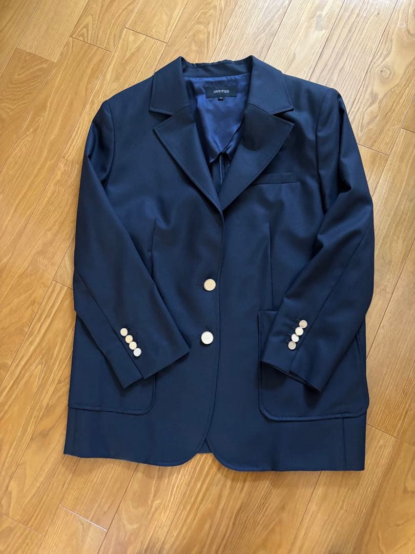 大きいサイズ　UNTITLED マナードベーシックジャケット　サイズ44