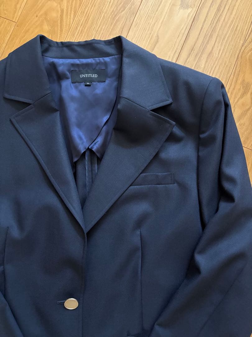 大きいサイズ　UNTITLED マナードベーシックジャケット　サイズ44