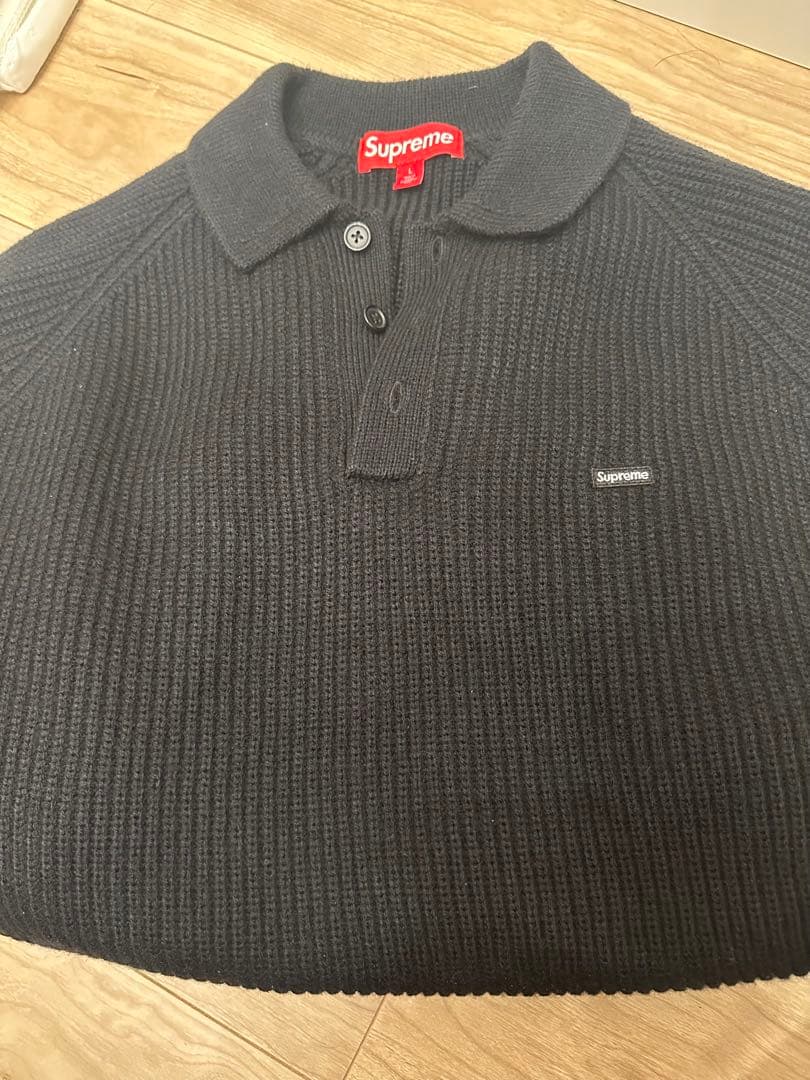 トップス Supreme Small Box Polo Sweater Black