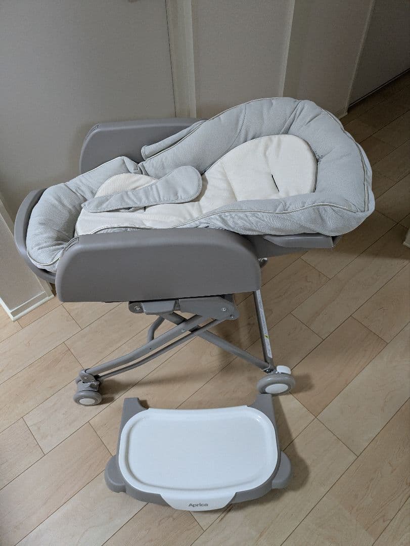 【美品】アップリカ ユラリズム スマート プレミアム ハイローチェア 手動