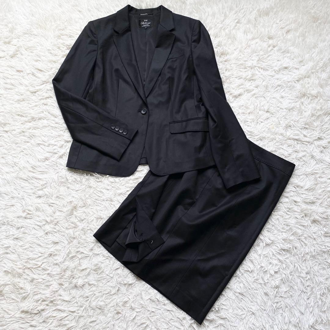 美品★23区★高級ウール素材★ジャケットスーツ★セットアップ★スカート★42