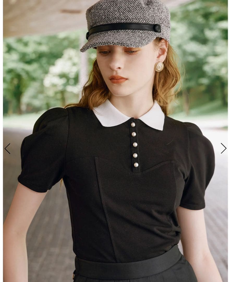 【新品】ビスチェシームポロシャツ