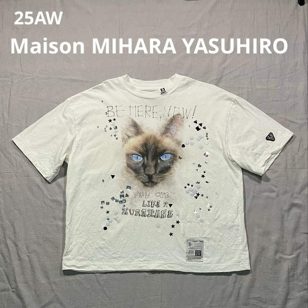 Maison MIHARA YASUHIRO キャットプリント　加工Tシャツ
