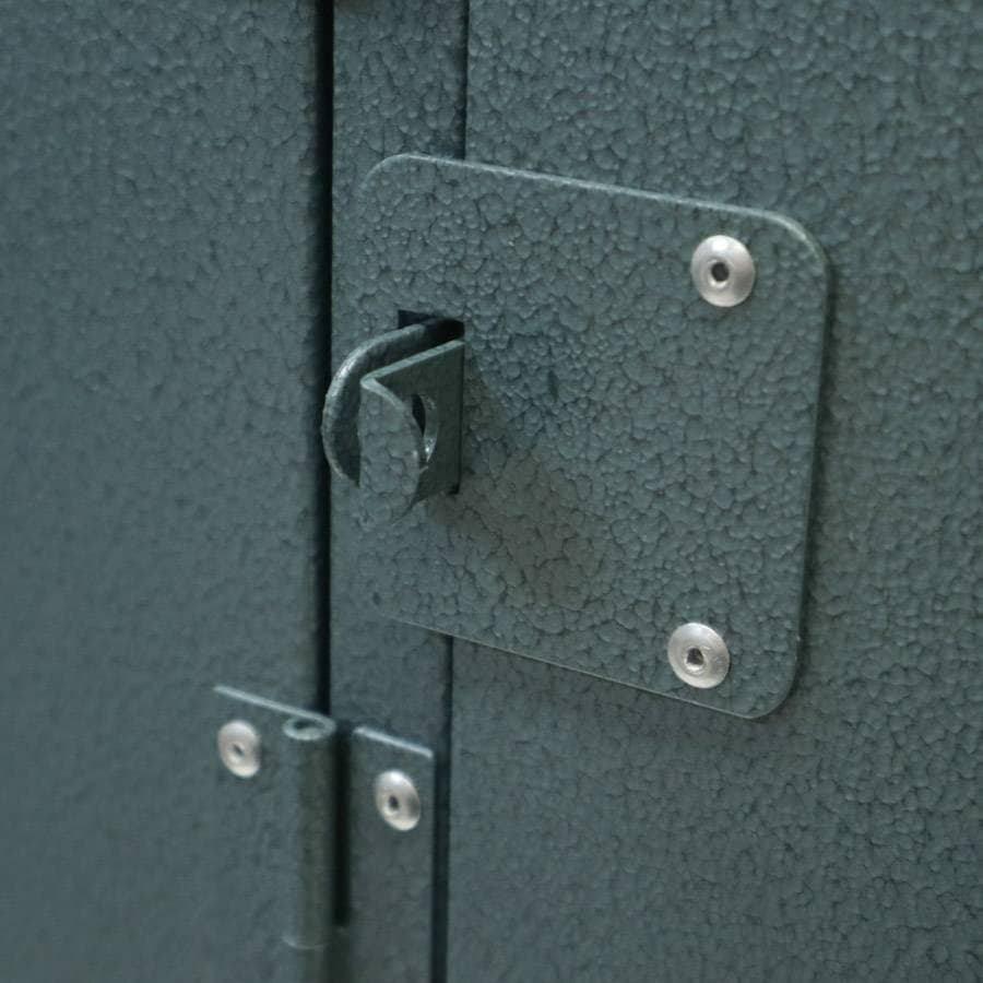 東谷 ラルド チェスト4D グリーン スチール ロッカー キャスター欠品 2