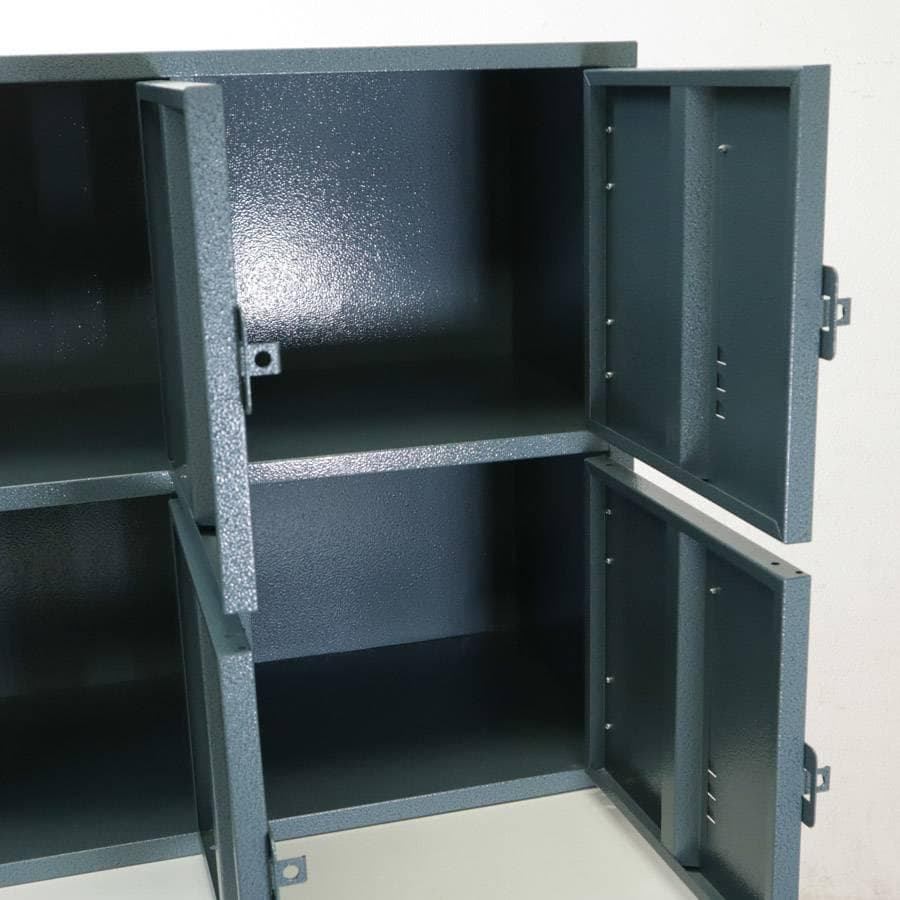 東谷 ラルド チェスト4D グリーン スチール ロッカー キャスター欠品 2