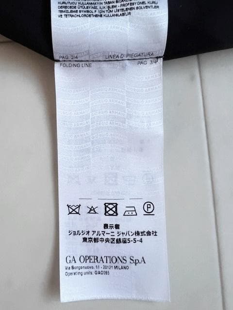 GIORGIO ARMANI 極美品 ワンピースチュニック ジョルジオアルマーニ