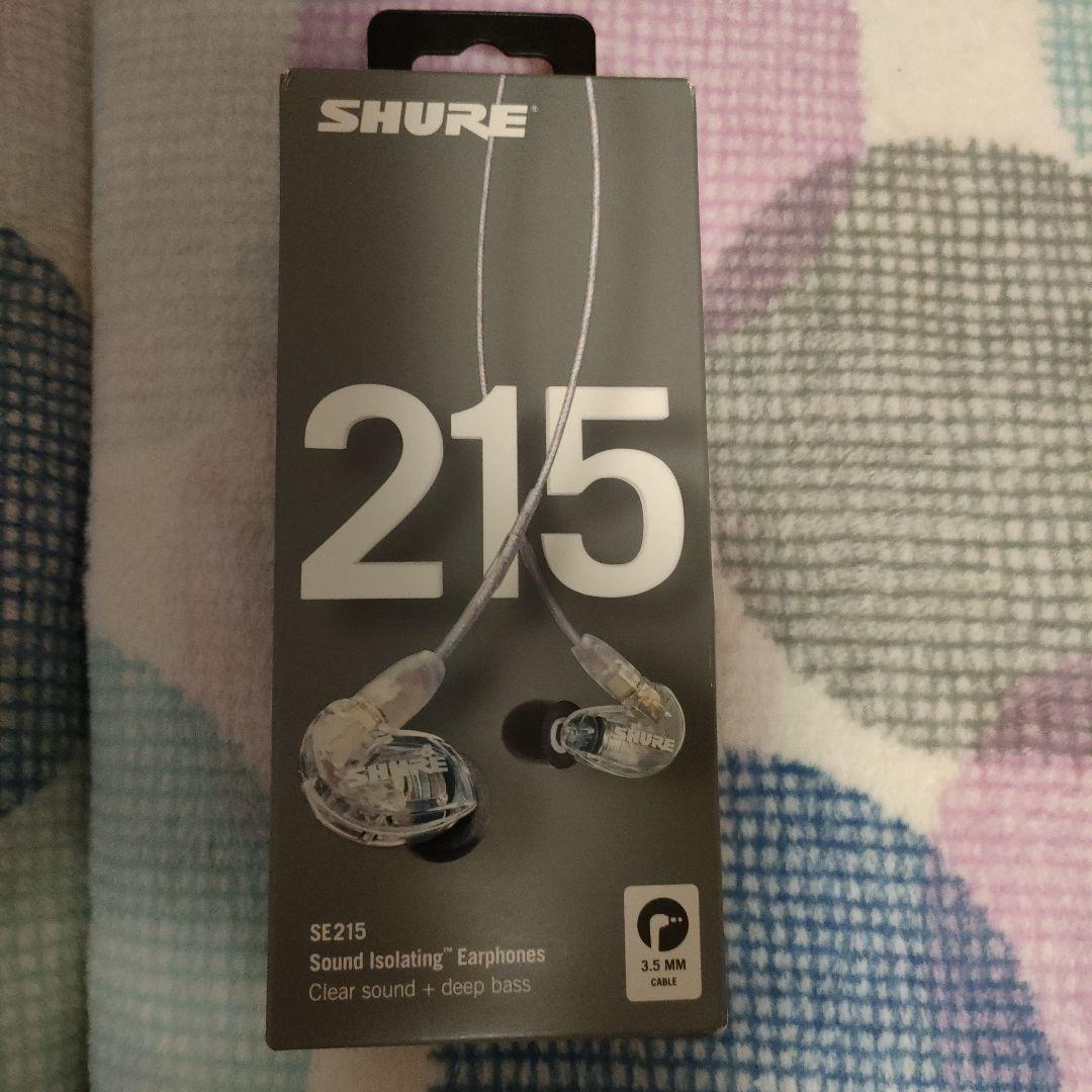 SHURE SE215 有線イヤフォン