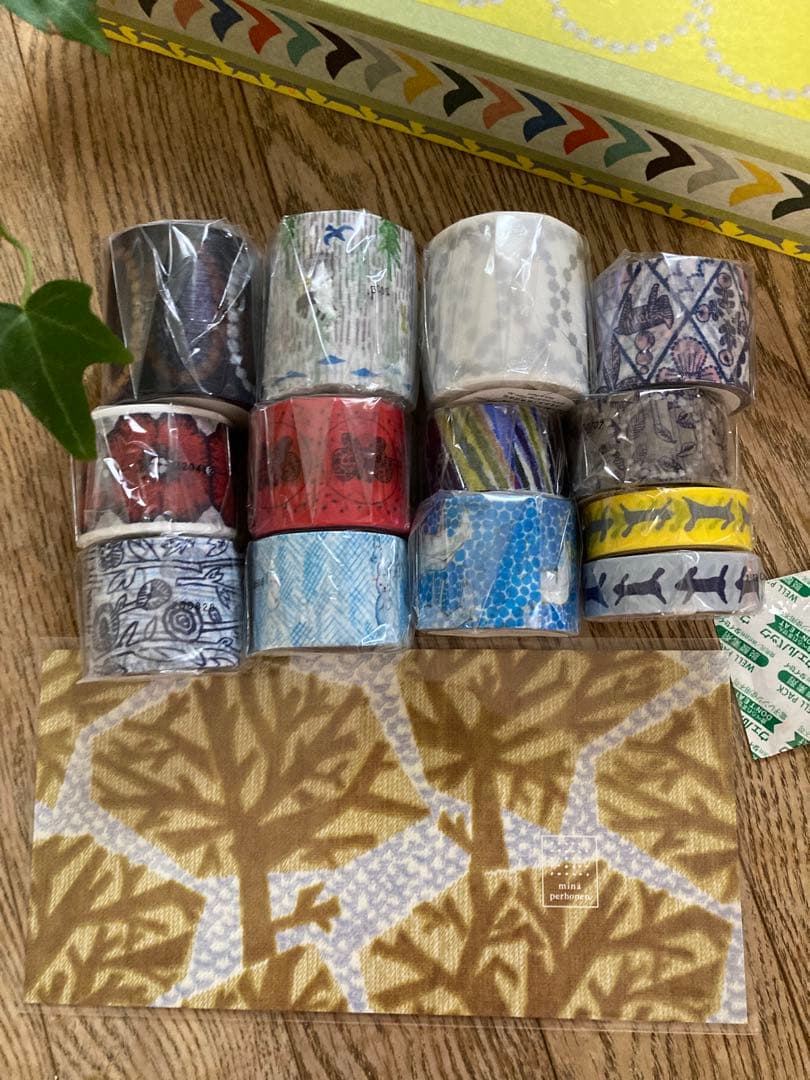 mina perhonen マスキングテープ　ポストカード　限定　完売品　廃盤品