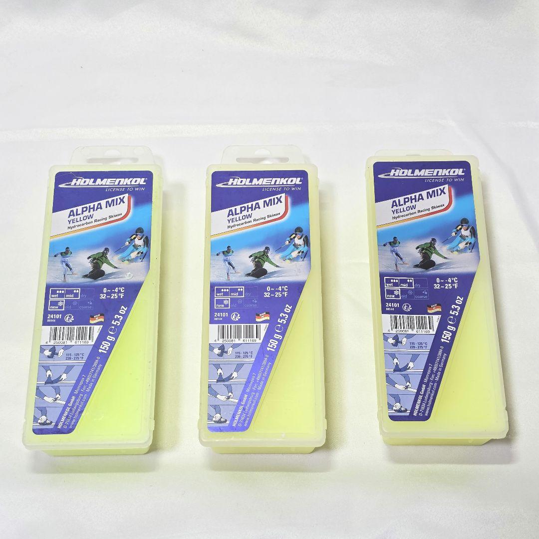 【専用出品】ALPHA MIX YELLOW 150g×3 スキーワックス