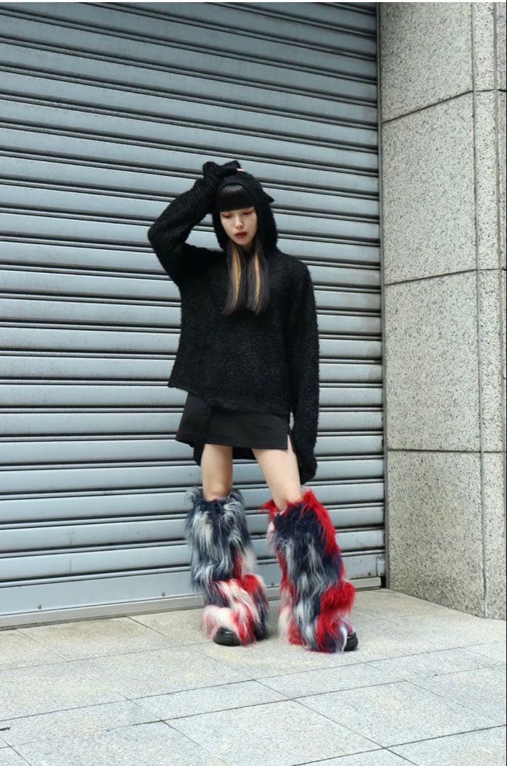 MASU MARBLE FLAG GAITERS 23aw レッグウォーマー