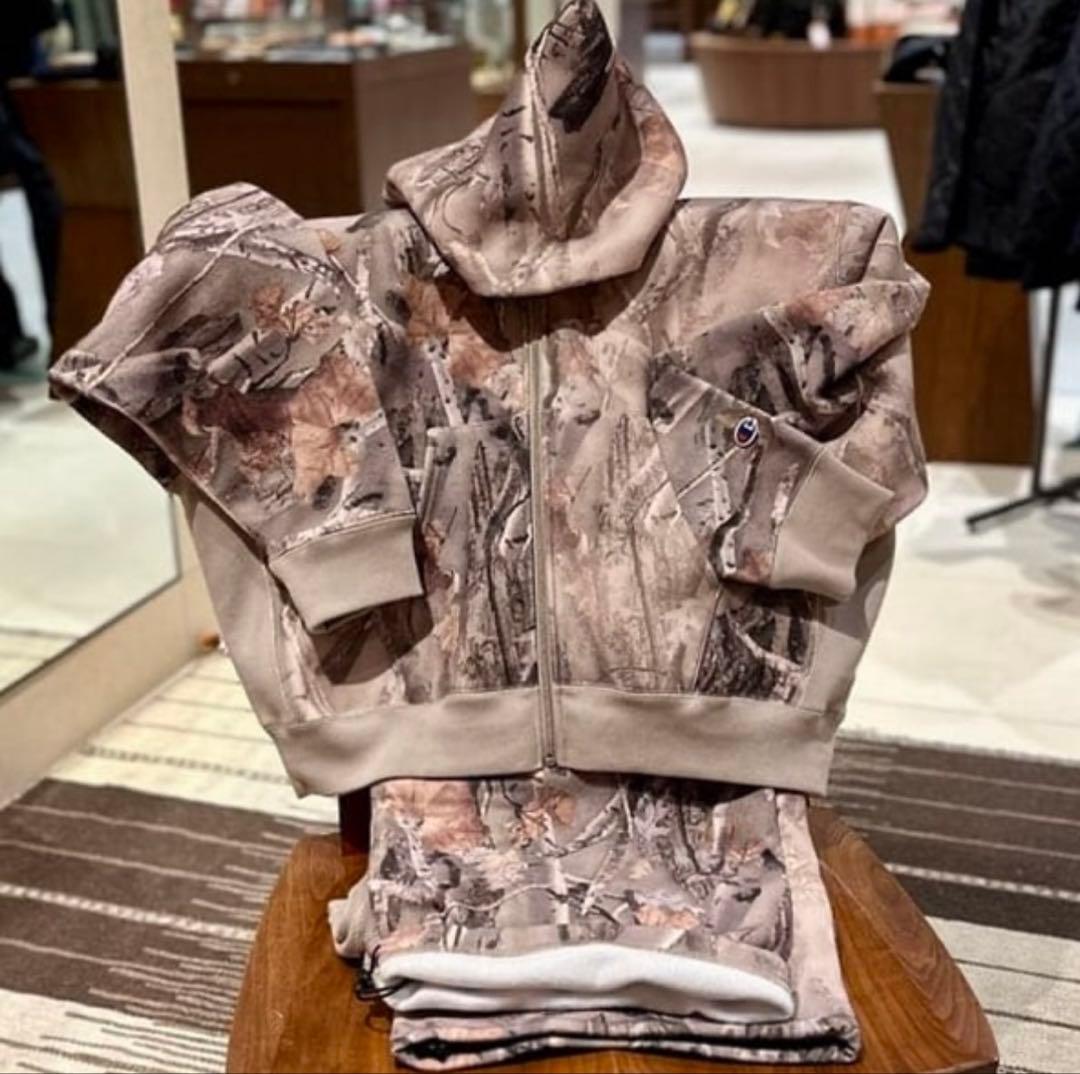 完売品　ビームス別注Champion フルジップパーカ➕スウェット ワイドパンツ