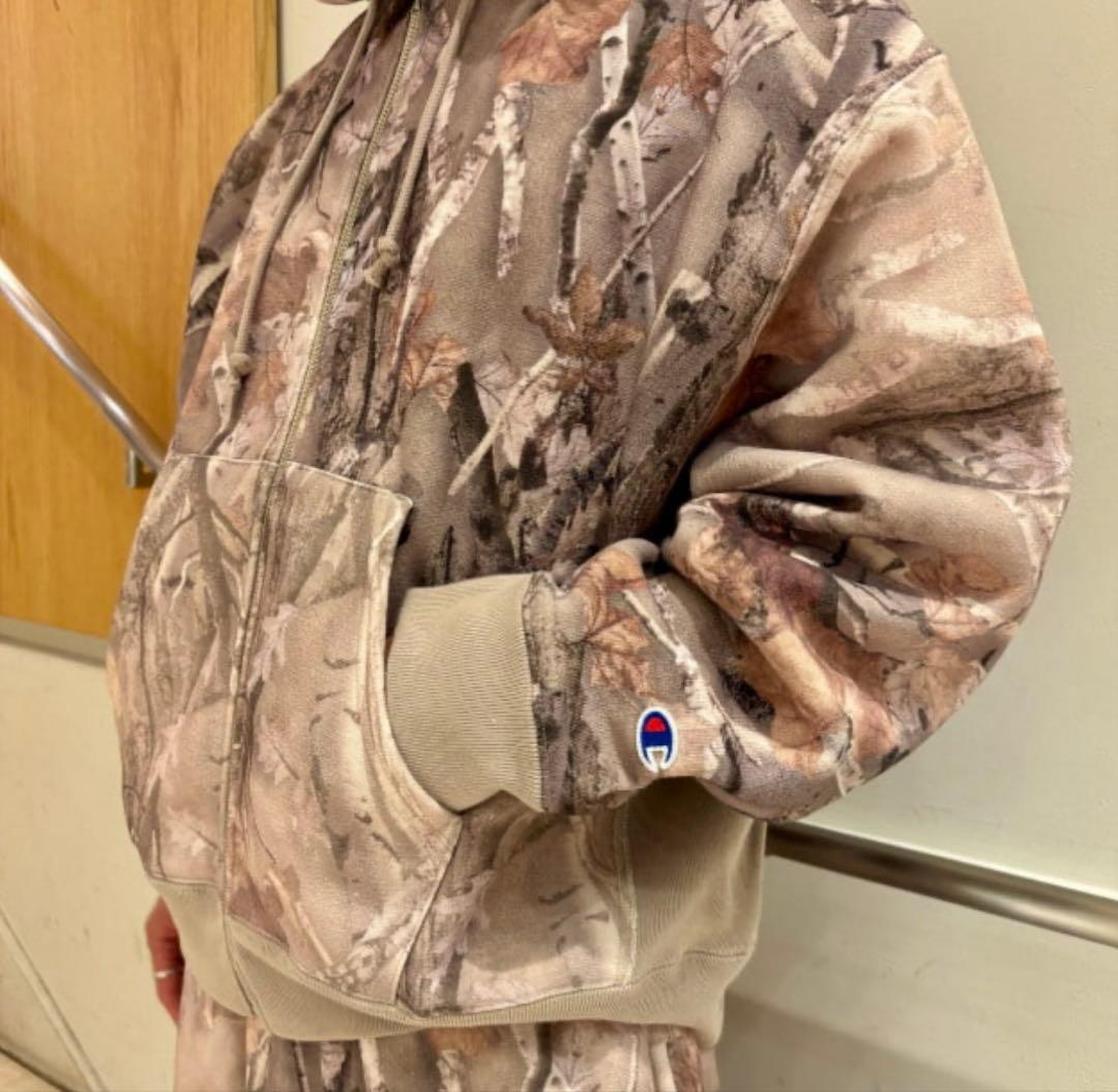 完売品　ビームス別注Champion フルジップパーカ➕スウェット ワイドパンツ