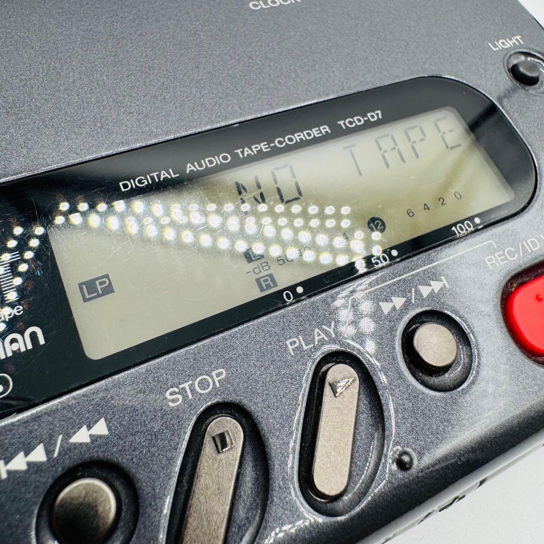 【美品】SONY ソニー TCD-D7 DAT WALKMAN ウォークマン
