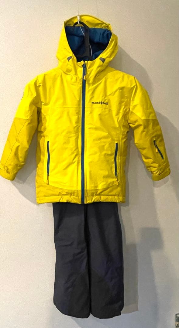 mont-bell キッズスキーウェアセット120cm