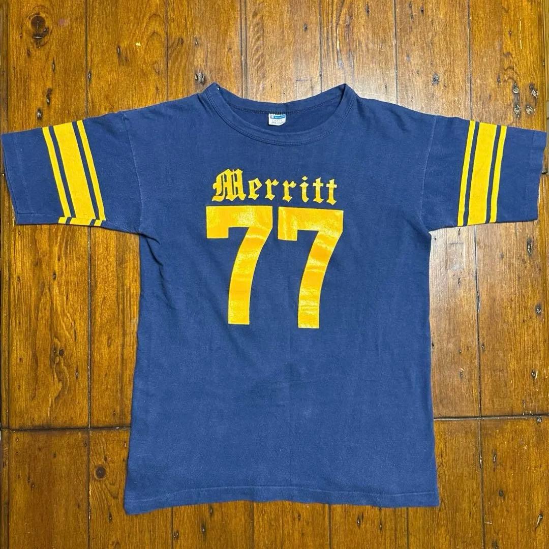 チャンピオン バータグ tシャツ ゾロ目 tシャツ フットボールシャツ