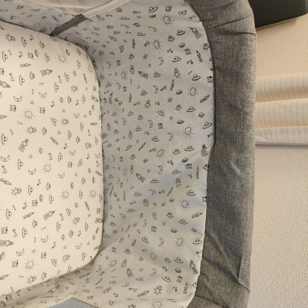 Onhvup 添い寝ベビーベッド 折りたたみ 高さ調整