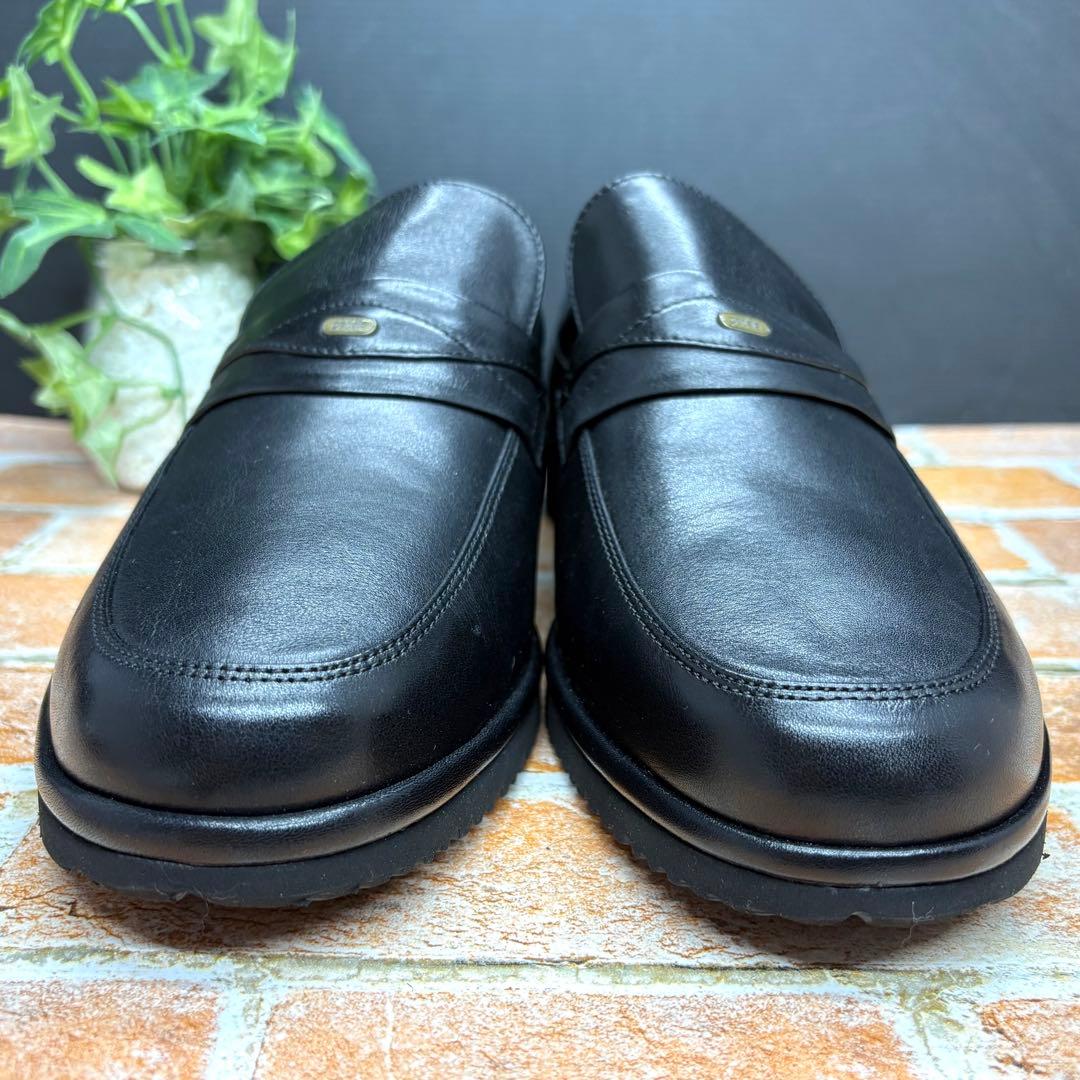 未使用✨pedala ペダラ レザースリッポン 24 ローファー ブラック 本革