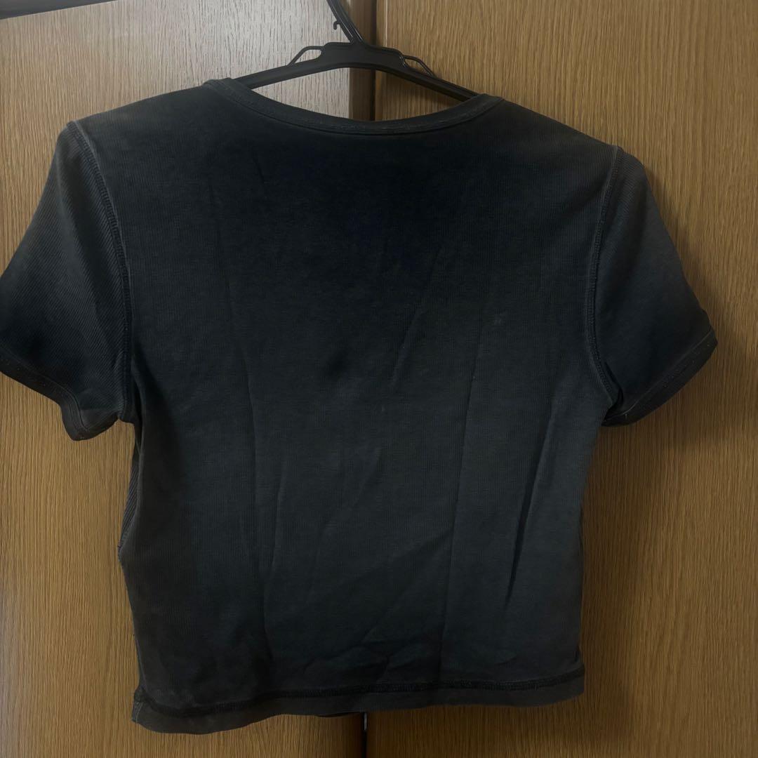 DIESEL ハートロゴ クロップドTシャツ Sサイズ