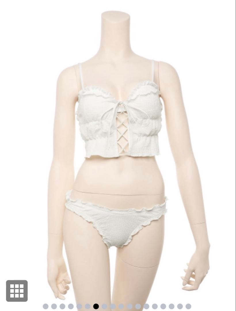 ♥️RAVIJOUR コルセットビキニ　ホワイト♥️