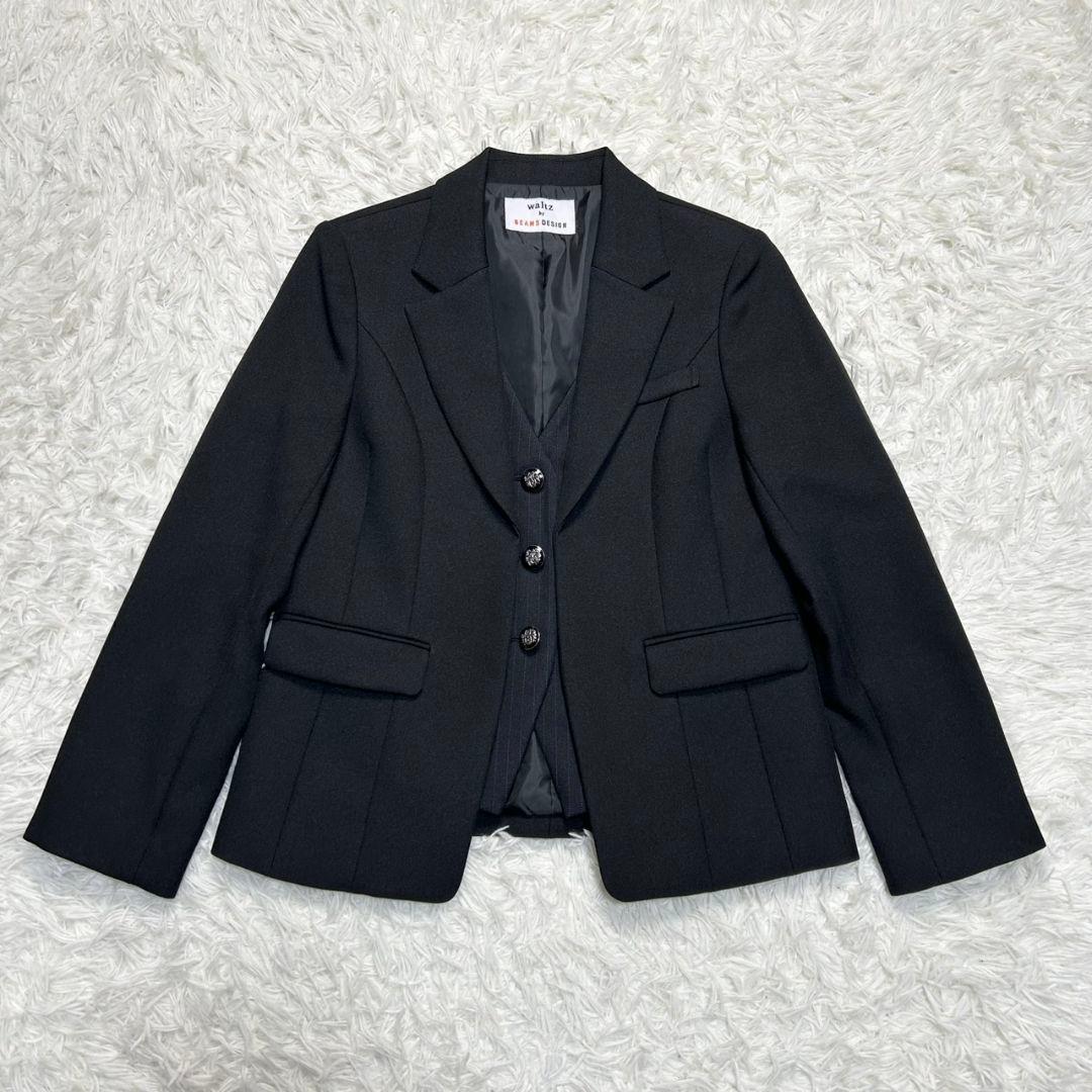 【美品】ワルツバイビームス パンツスーツ 女の子 キッズ 160 卒服