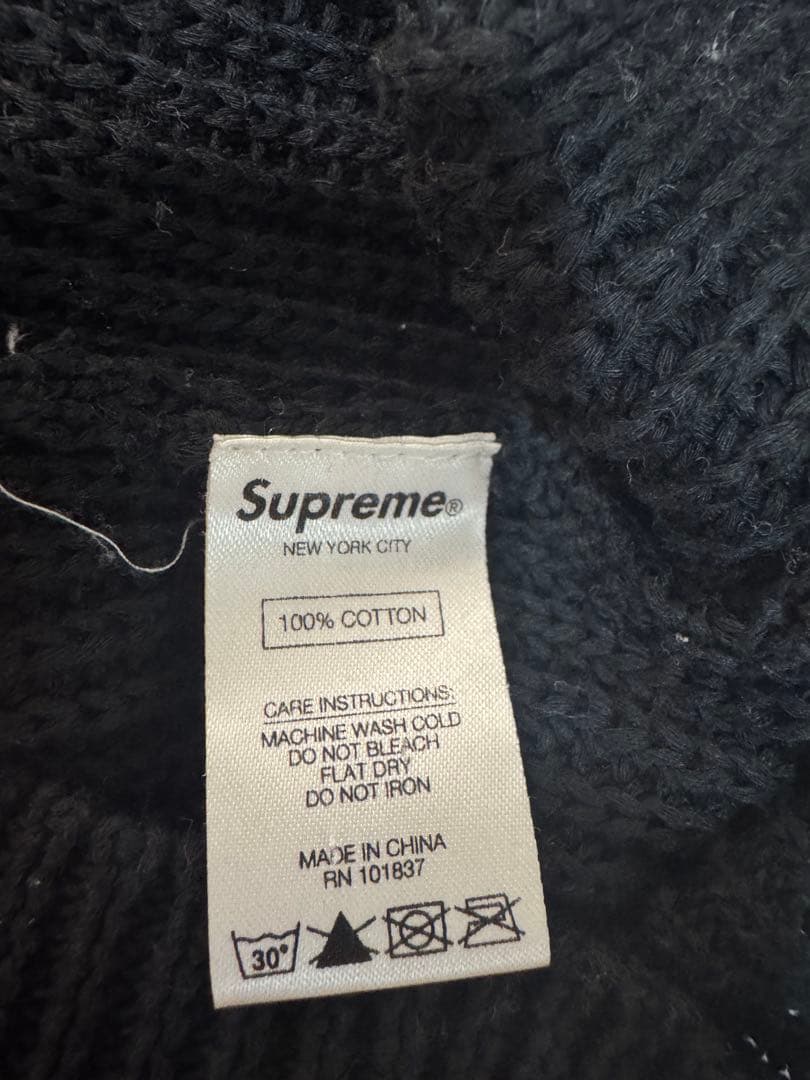 supreme comme des garcons ニット 黒 M