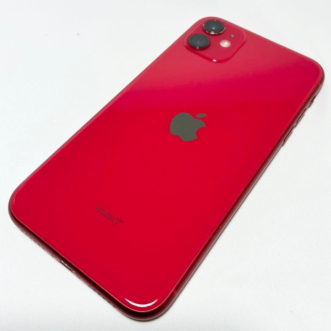 訳あり Apple iPhone 11 128GB レッド SIMフリー 本体