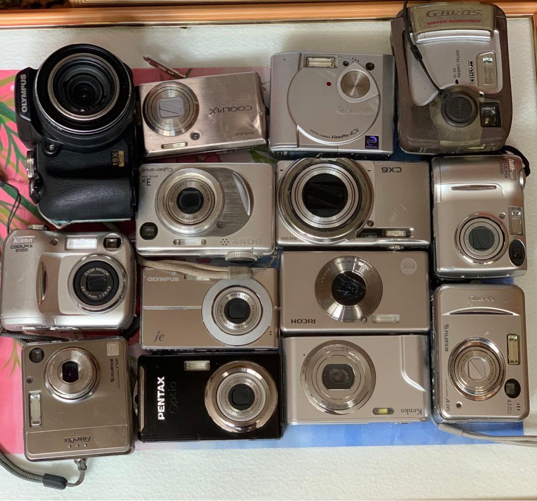 ニコン、オリンパス、リコー、ペンタックス、ファインピックスカメラ