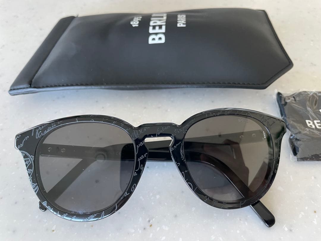 BERLUTI ブラック キャットアイ サングラス