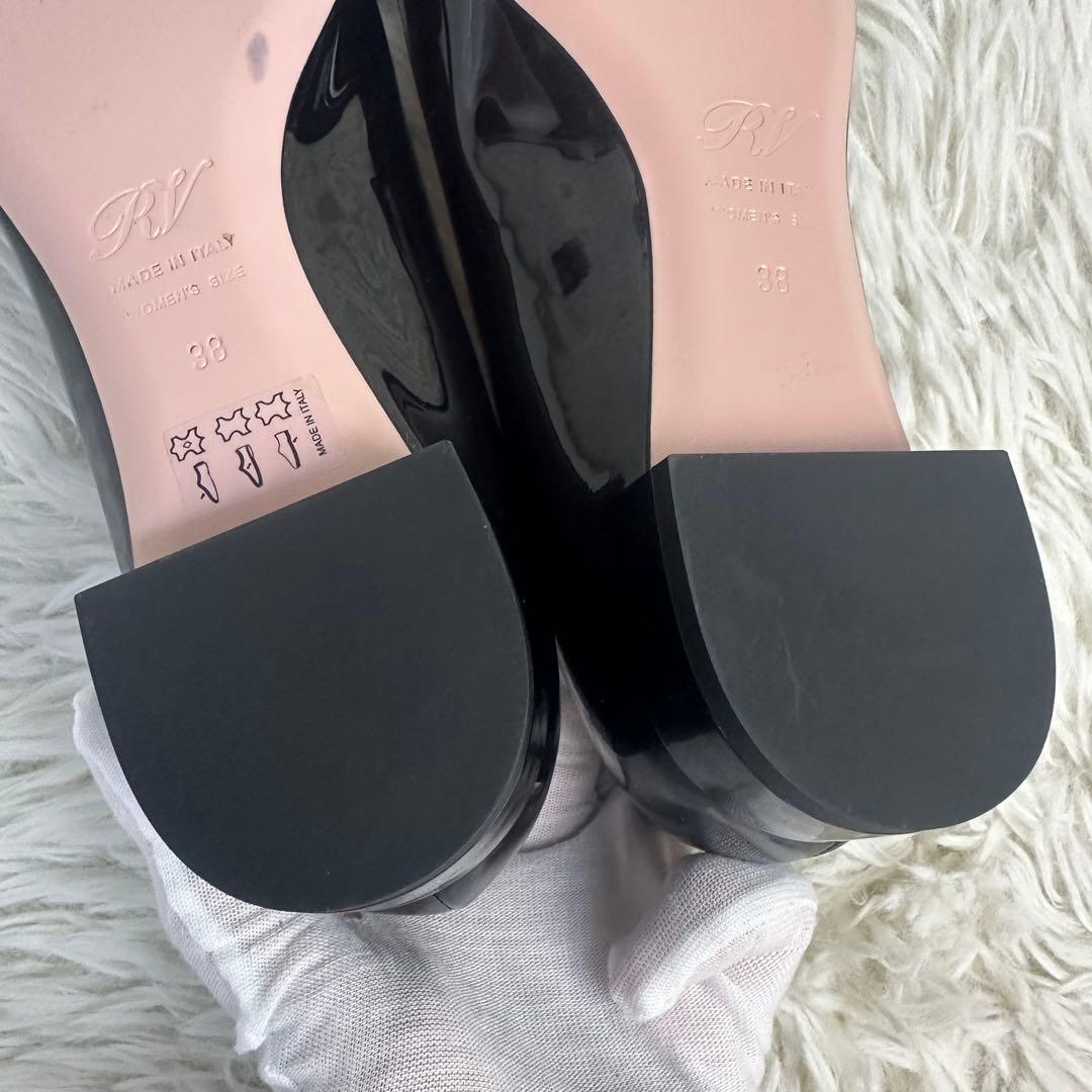 新品 Roger Vivier ロジェヴィヴィエ フラットシューズ パテント