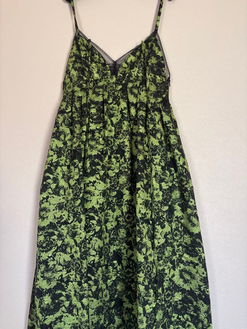 週末まで値下げMAISON SPECIAL ジャガードボリュームキャミワンピース