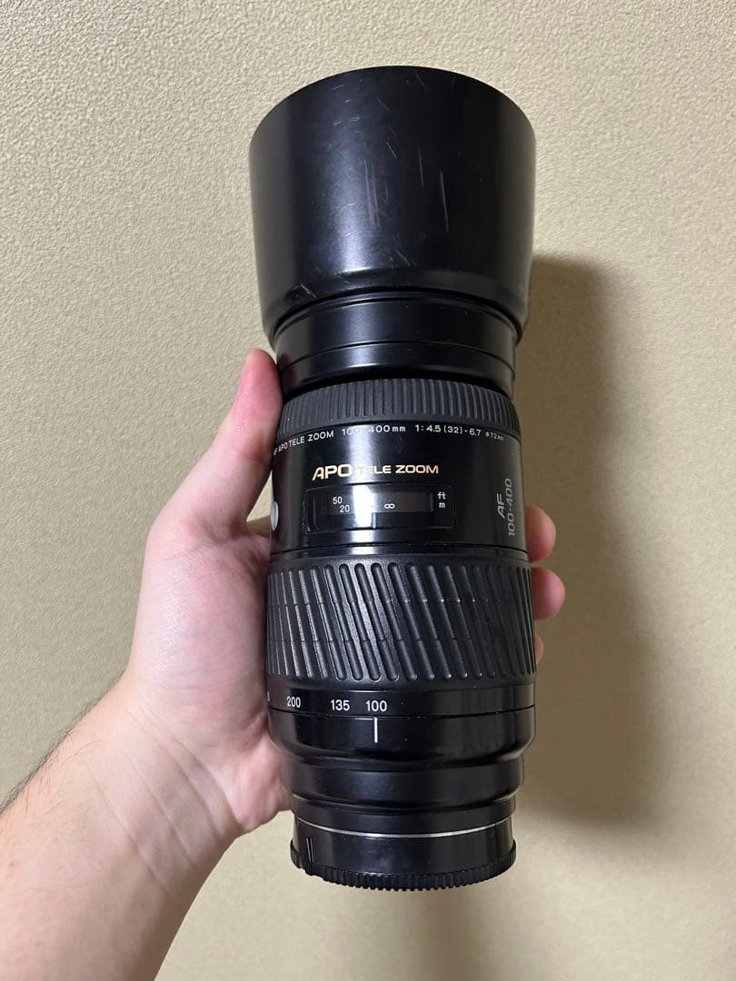 レンズ(ズーム) minolta 100-400 apo