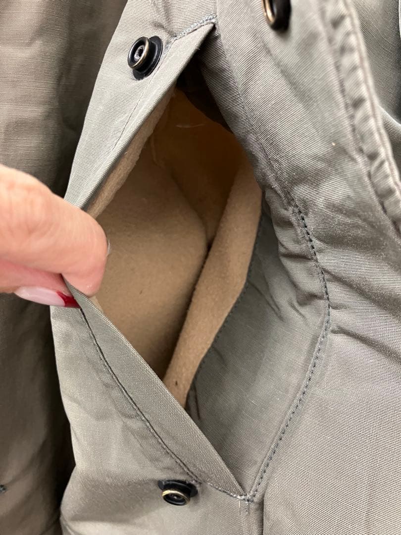 ウールリッチ　ミリタリージャケット ファー付き