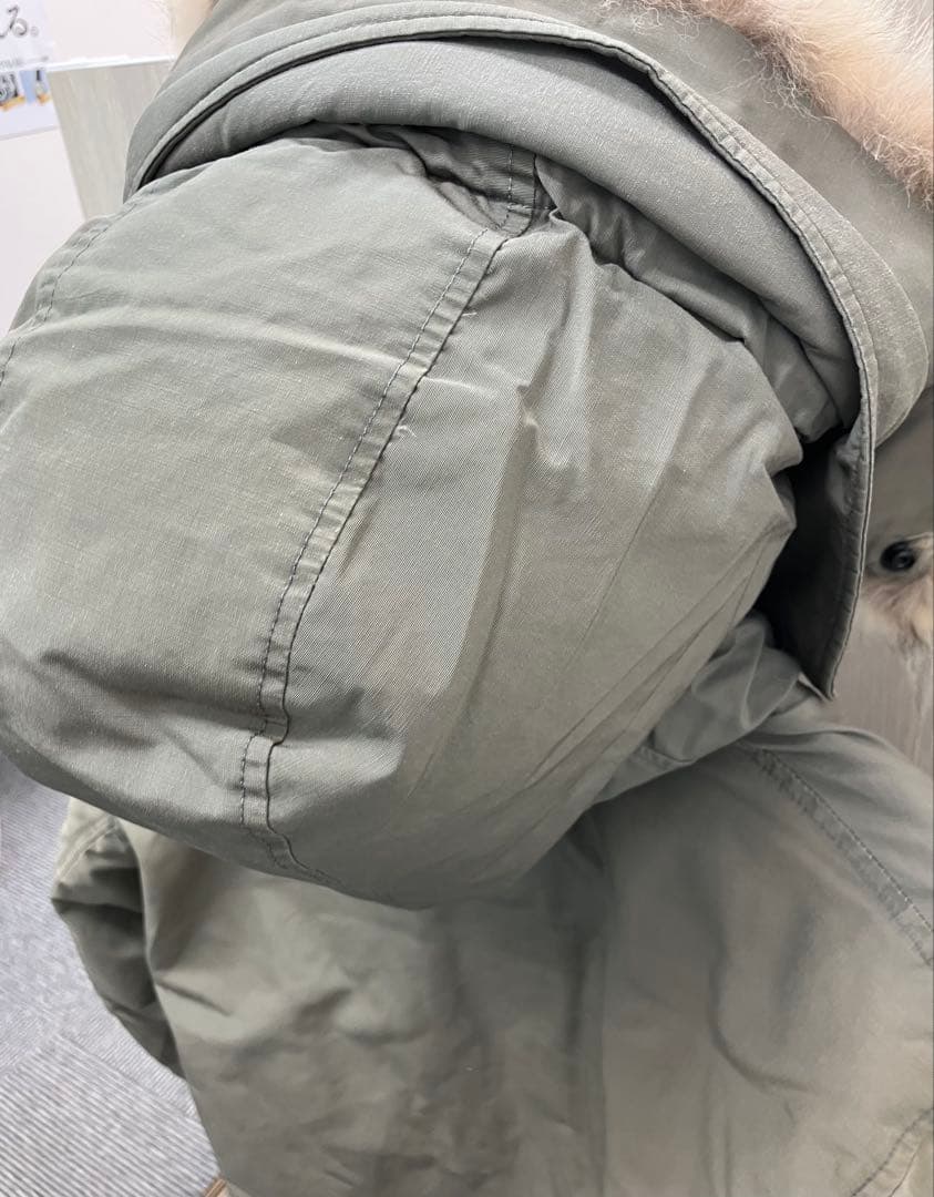 ウールリッチ　ミリタリージャケット ファー付き