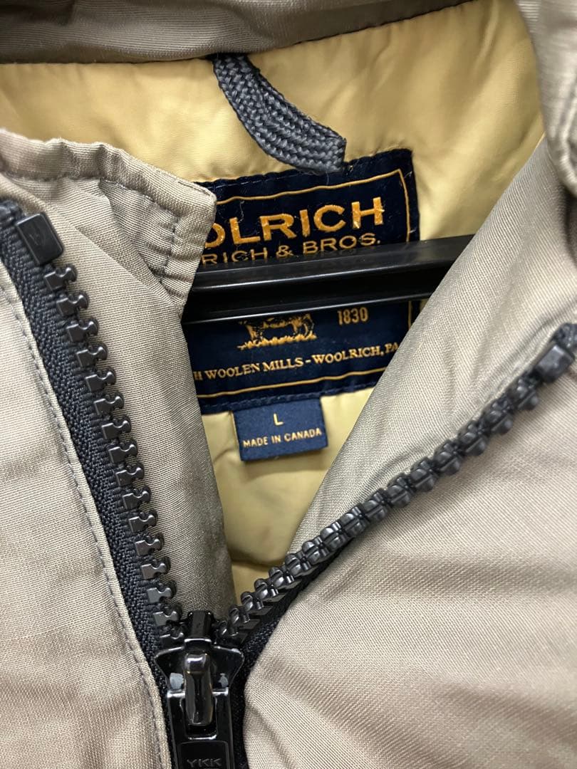 ウールリッチ　ミリタリージャケット ファー付き