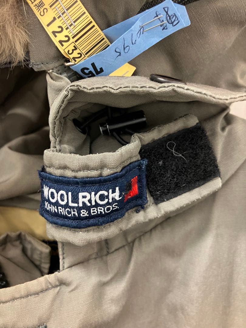 ウールリッチ　ミリタリージャケット ファー付き